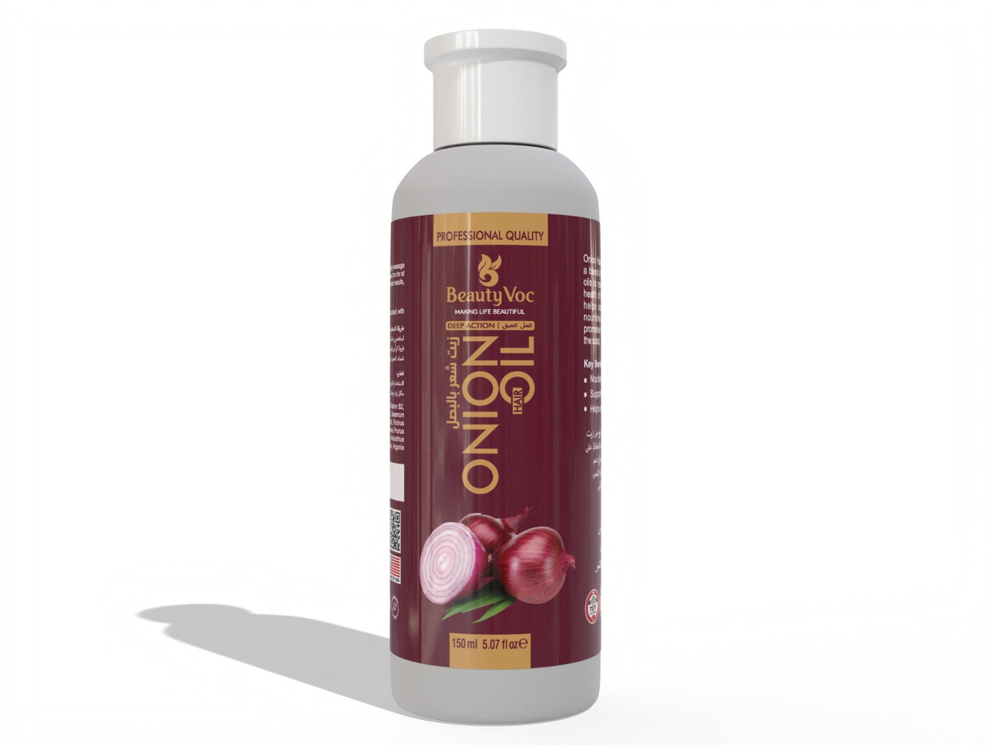 Premium Onion Hair Oil 150 ml | For Hair Growth | Anti Hair Fall | Increase Hair Volume | Heal Damaged Hair