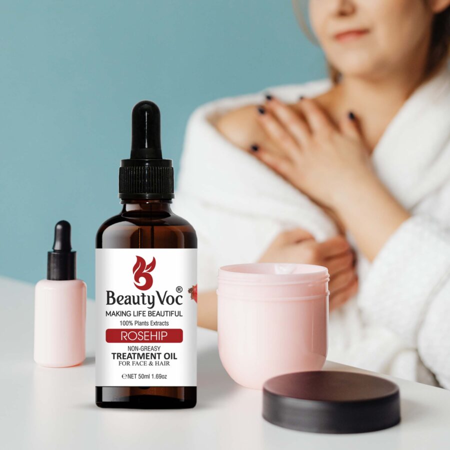 Rosehip Treatment Oil 50 ml | Non Greasy | 100% Pure & Natural β Anti Aging, Anti-Acne, Scar Treatment, Skin brightening