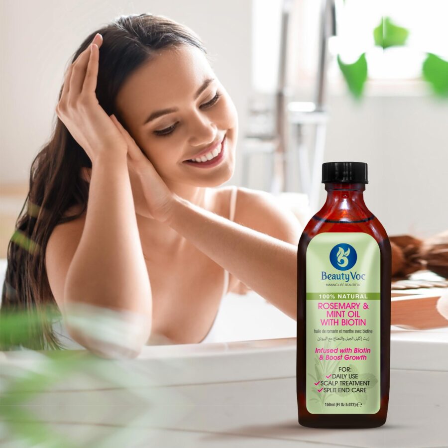 Rosemary Mint Oil with Biotin 150 ml | Hair Growth Booster & Anti Hair Fall Solution