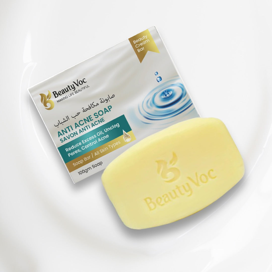 Anti Acne Bundle | Benzoyl Peroxide Facewash 100ml | Salicylic Acid Serum 2% 30ml+ AHA BHA Acne Toner 100ml + Anti Acne Soap