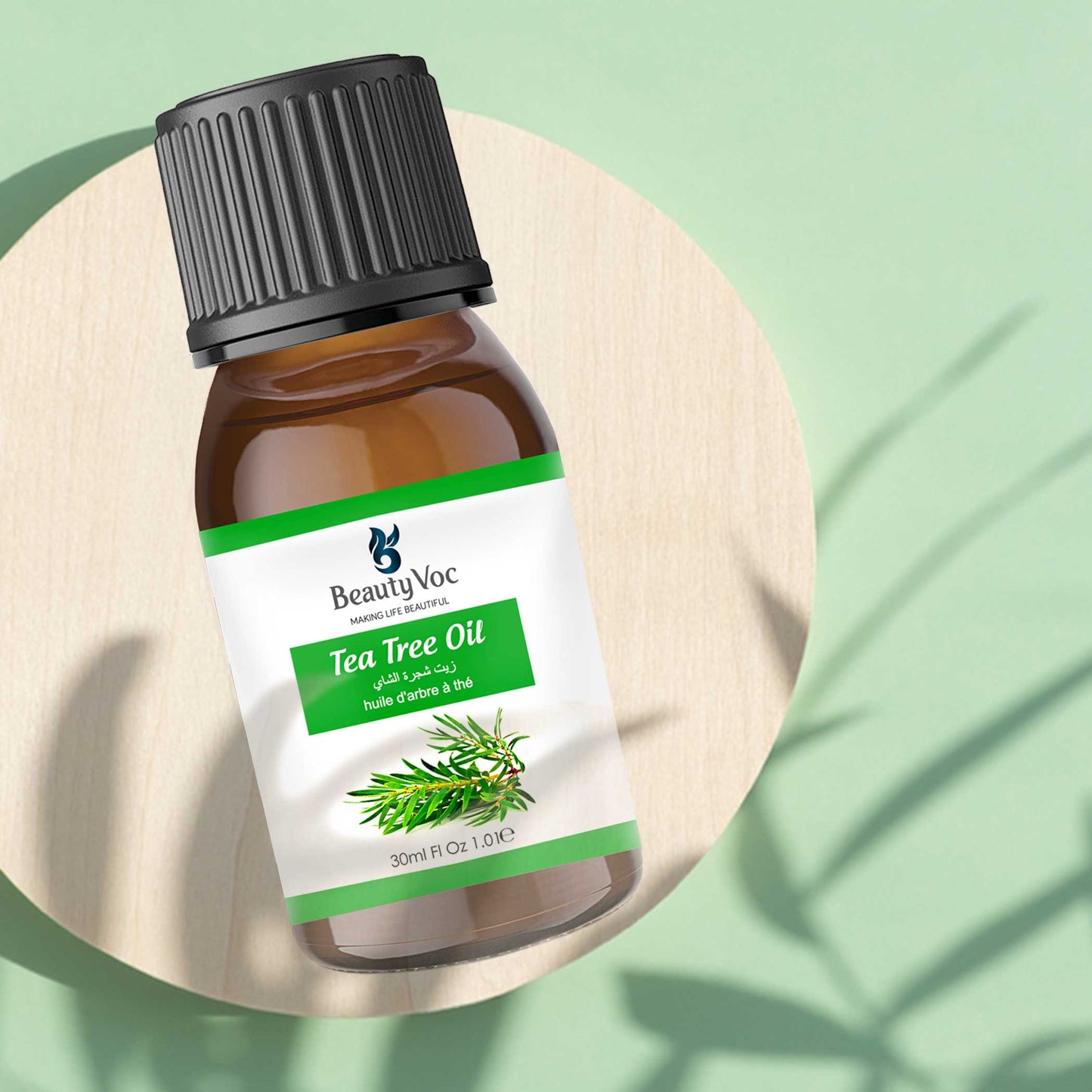 Pure Tea Tree Oil 30 ml | Undiluted Essential Oil for Hair, Skin & Aromatherapy