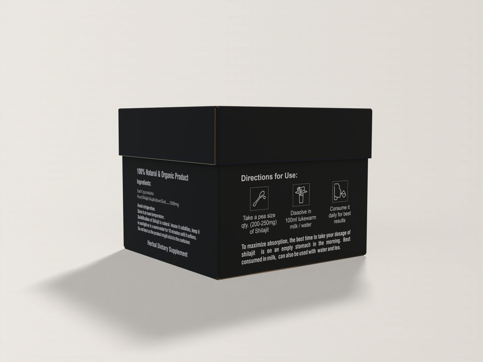 Beautyvoc Shilajit 30g – Pure Himalayan Resin with 73% Fulvic Acid | Boost Energy | Stamina & Wellness