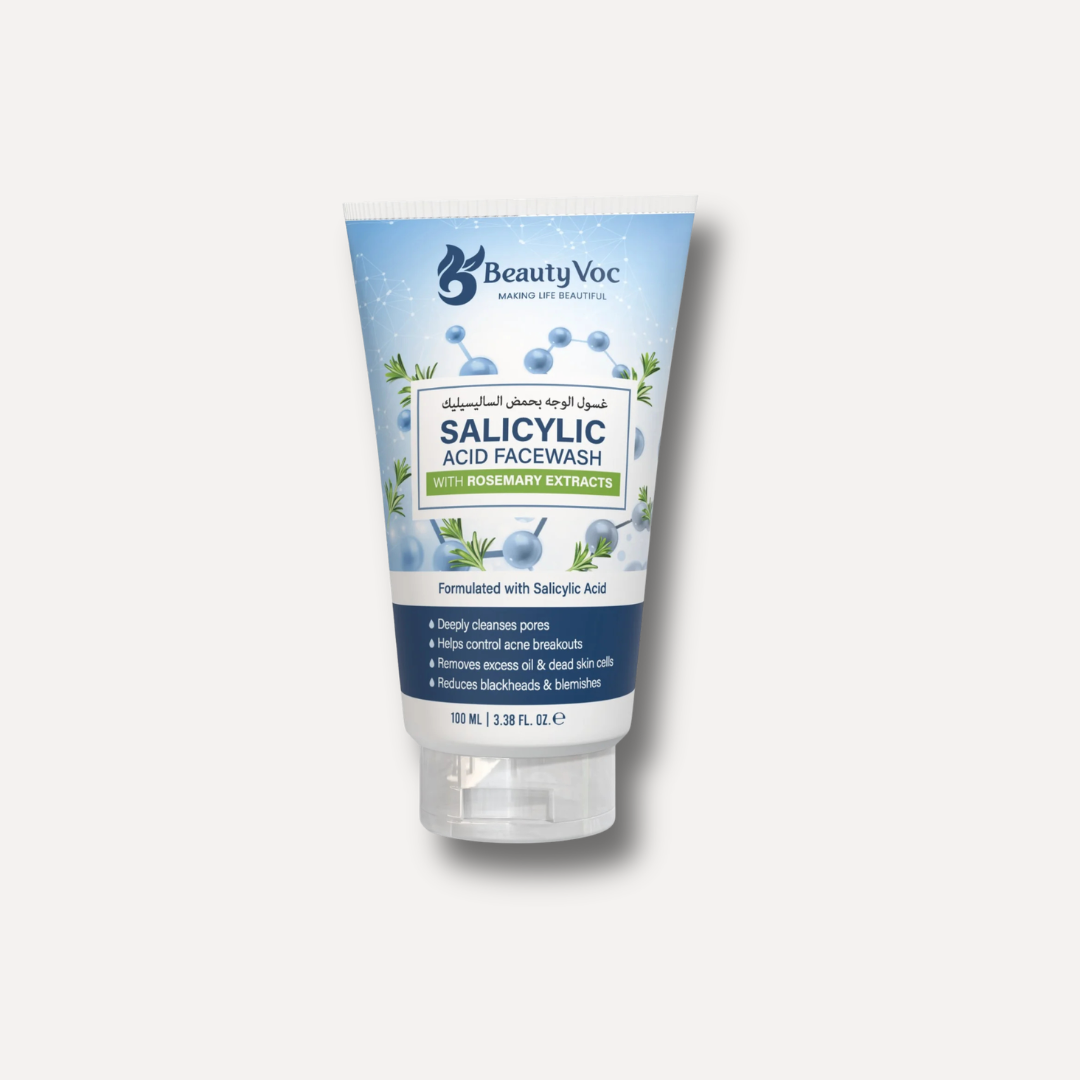 Salicylic Acid Facewash with Rosemary Extract 100 ml | Anti Acne Treatment Face wash | Best Face wash for Pimples & Acne | For Deep Cleansing