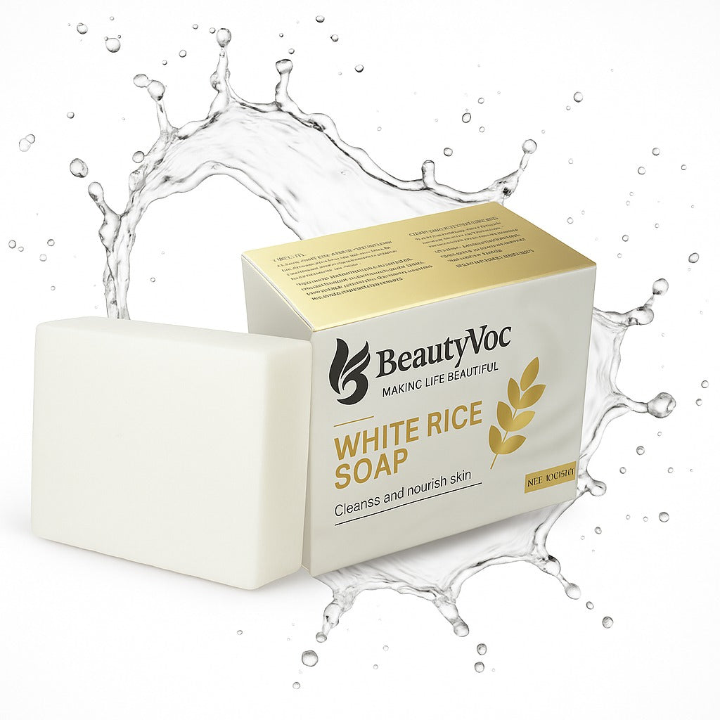 White Rice Soap 100 g -  Achieve Glowing, Radiant Skin with Korean Formula