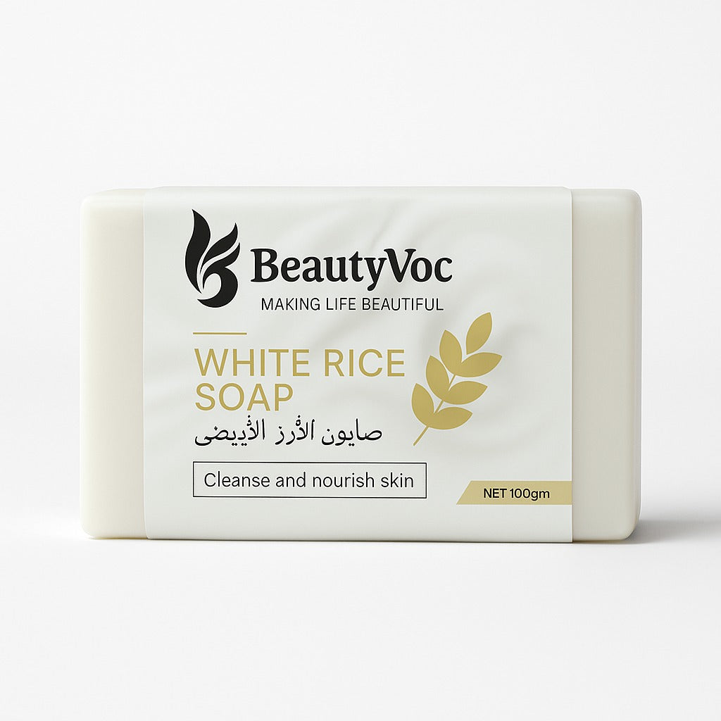 White Rice Soap 100 g -  Achieve Glowing, Radiant Skin with Korean Formula