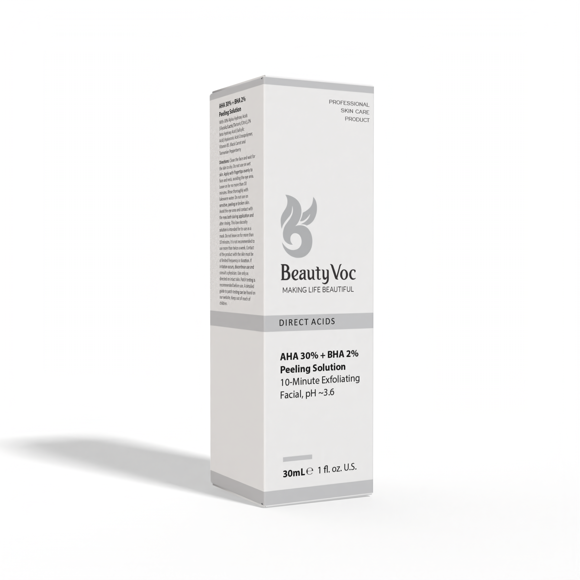 АНА + ВНА  Peeling Solution 30 ml | Best for Pigmentation | Fade Dark Spots | 10 mins Solution |