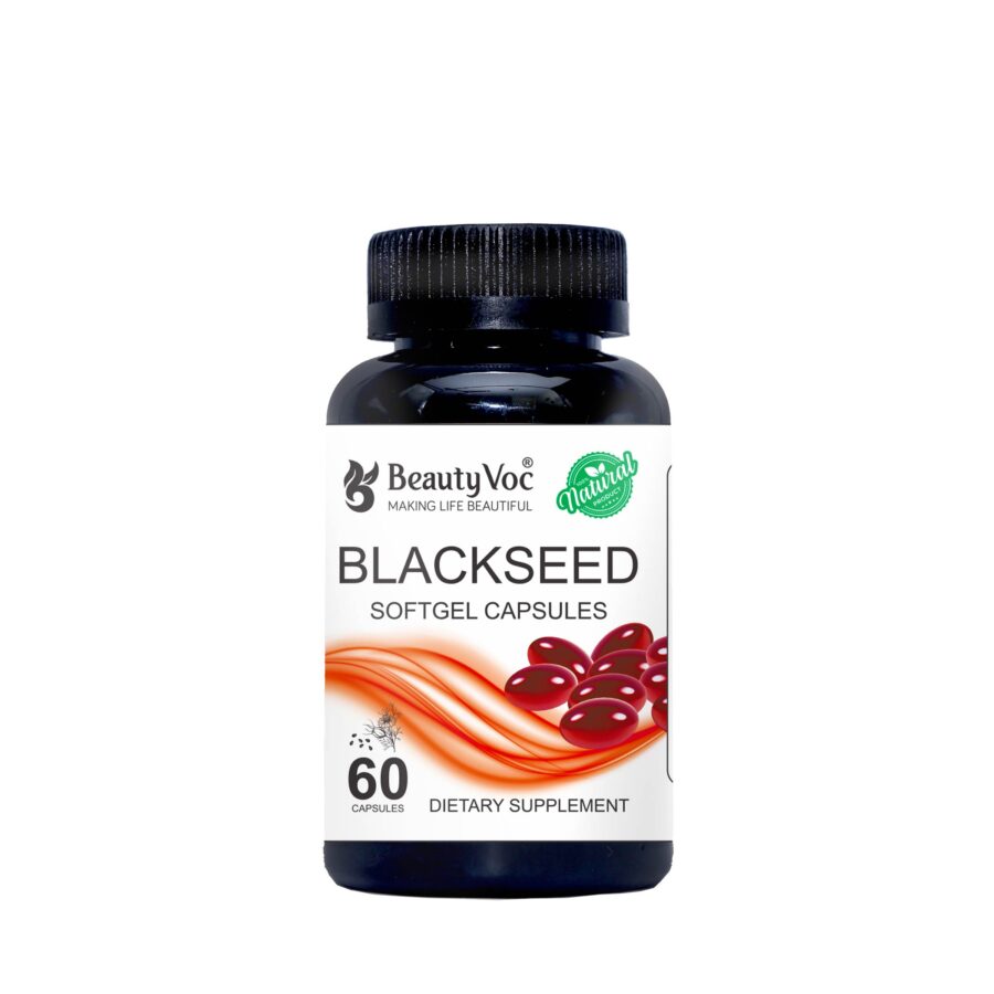 Black Seed Softgel Capsules | For Immunity, Joint, Heart & Digestive Support | Supplements for Men & Women