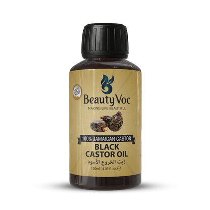 Jamaican Black Castor Oil 120 ml 100% Natural & Undiluted | Best For Hair Growth, Skin, Beard, Eyelashes, Eyebrows