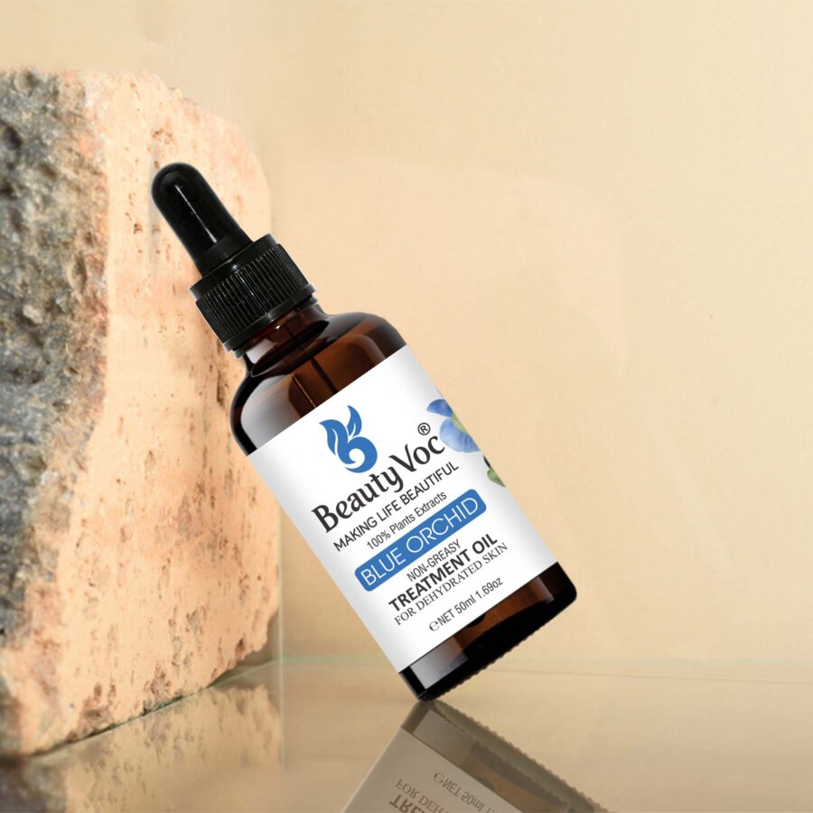 Blue Orchid Treatment Oil 50 ml Pure 100% | Non-Greasy | Cold-Pressed Oil for Dehydrated Skin, Radiance Boost & Moisture Lock