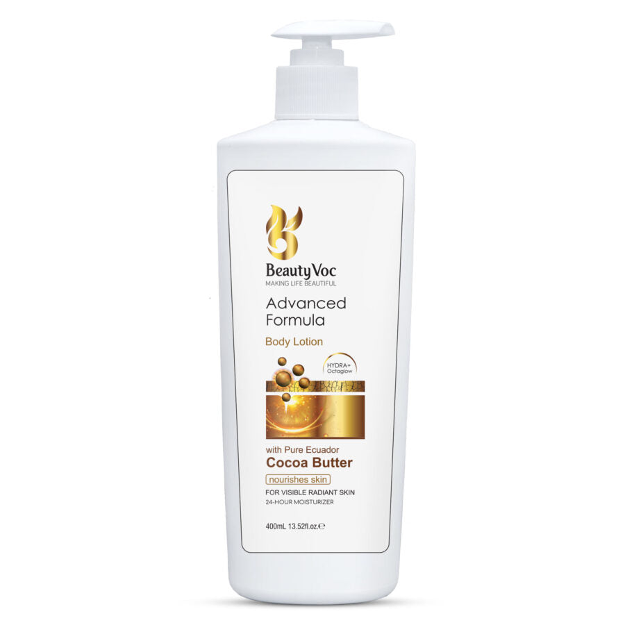 Cocoa Butter Lotion 400 ml | For Face & Body | Best for Skin hydration