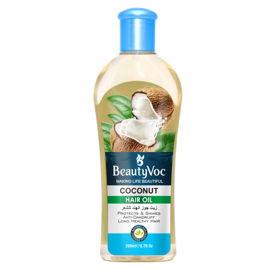 Coconut Hair Oil 200 ml | Deep Nourishment, Hair Growth & Shine | Controls Hair Fall & Repairs Dry, Damaged Hair
