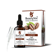 Coffee Treatment Oil 50 ml Pure 100% | Non-Greasy | Cold-Pressed Oil for Hair Growth, Dark Circle Reduction & Skin Revitalization