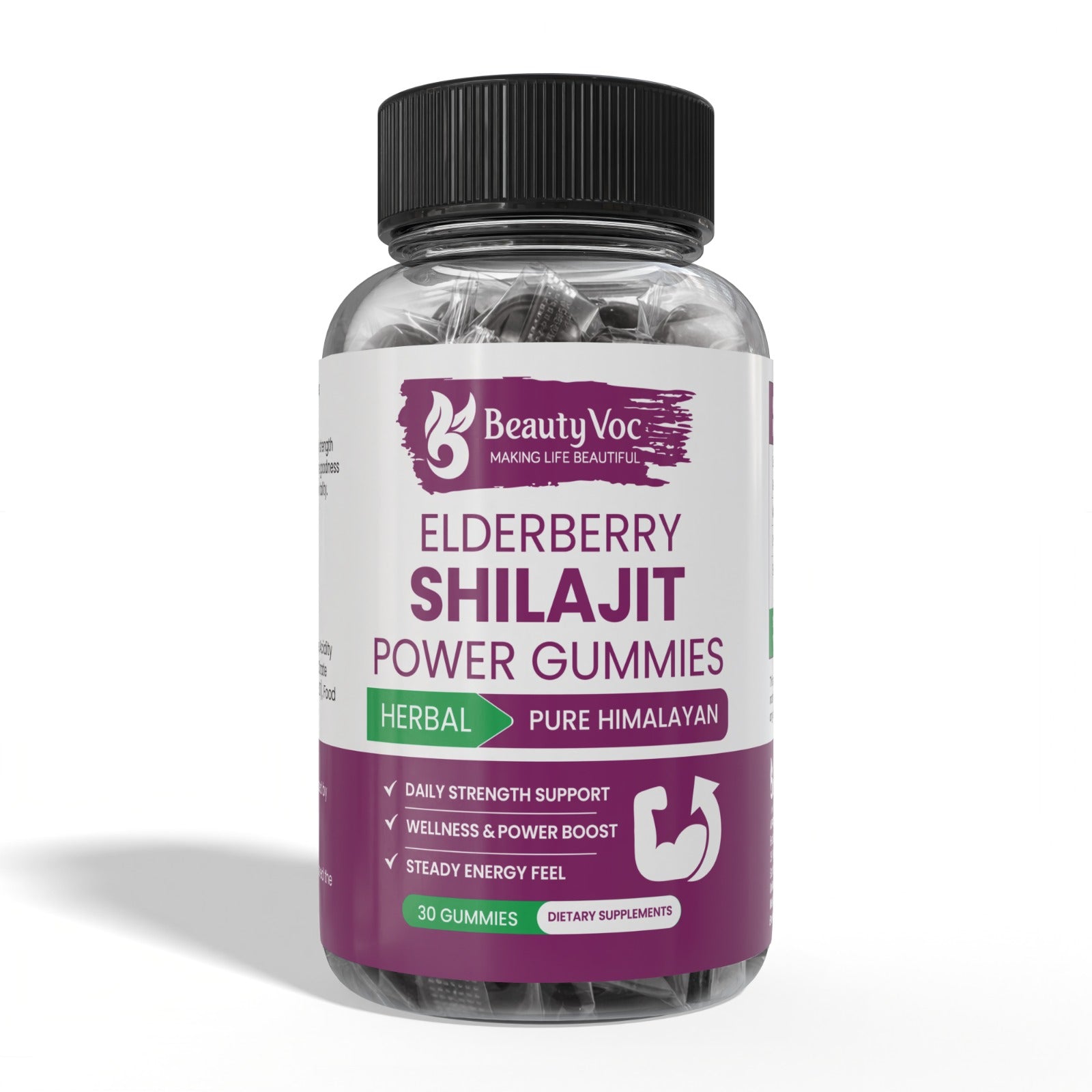 Elderberry Shilajit Gummies – Immune Support & Energy Boost Supplement