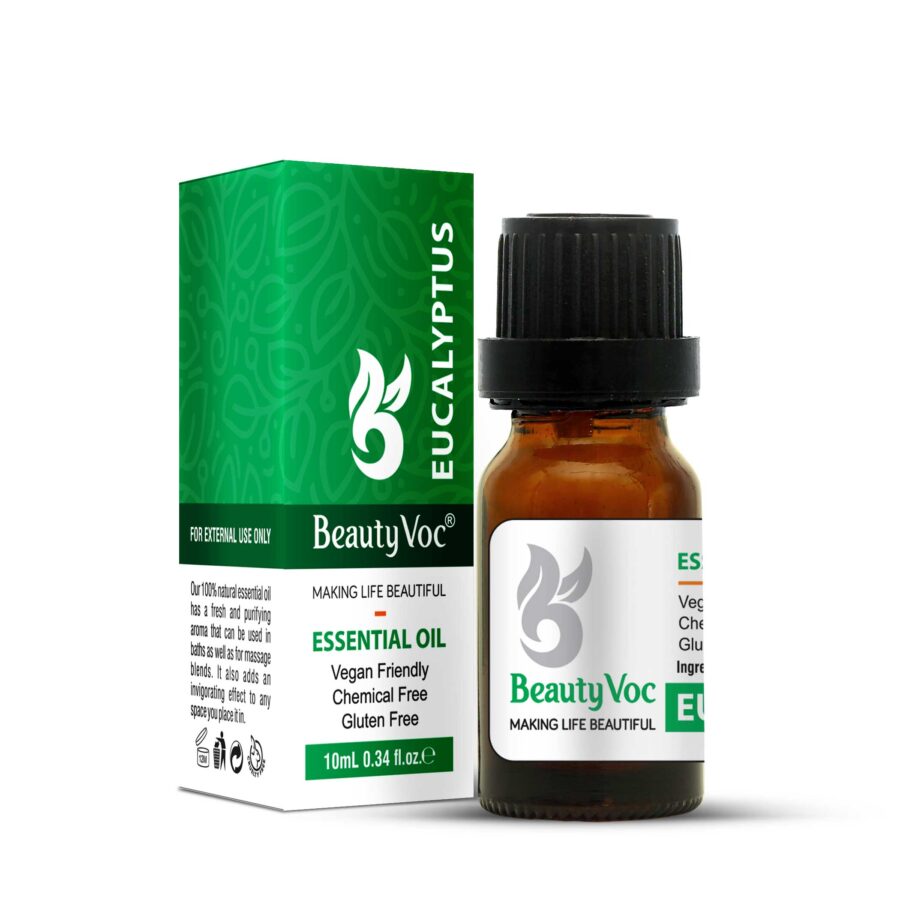 Pure Eucalyptus Oil 10 ml | Undiluted Essential Oil for Hair, Skin & Aromatherapy