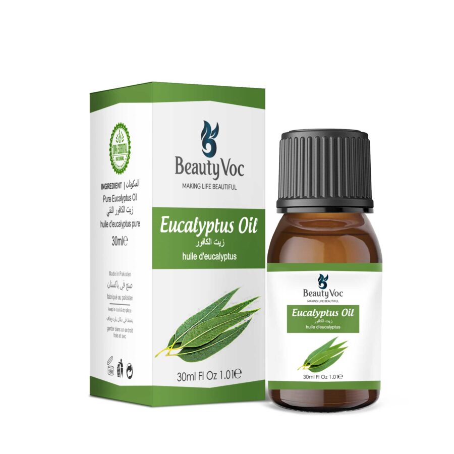 Eucalyptus Essential Oil 30 ml – 100% Pure & Natural | Best for Skin, Hair & Aromatherapy