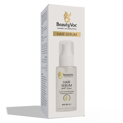 Hair Serum 50ml | Anti Frizz | Heat Protect Hair Serum | Detangles, Adds Shine & Softness | Promotes Hair Growth | Non-Greasy