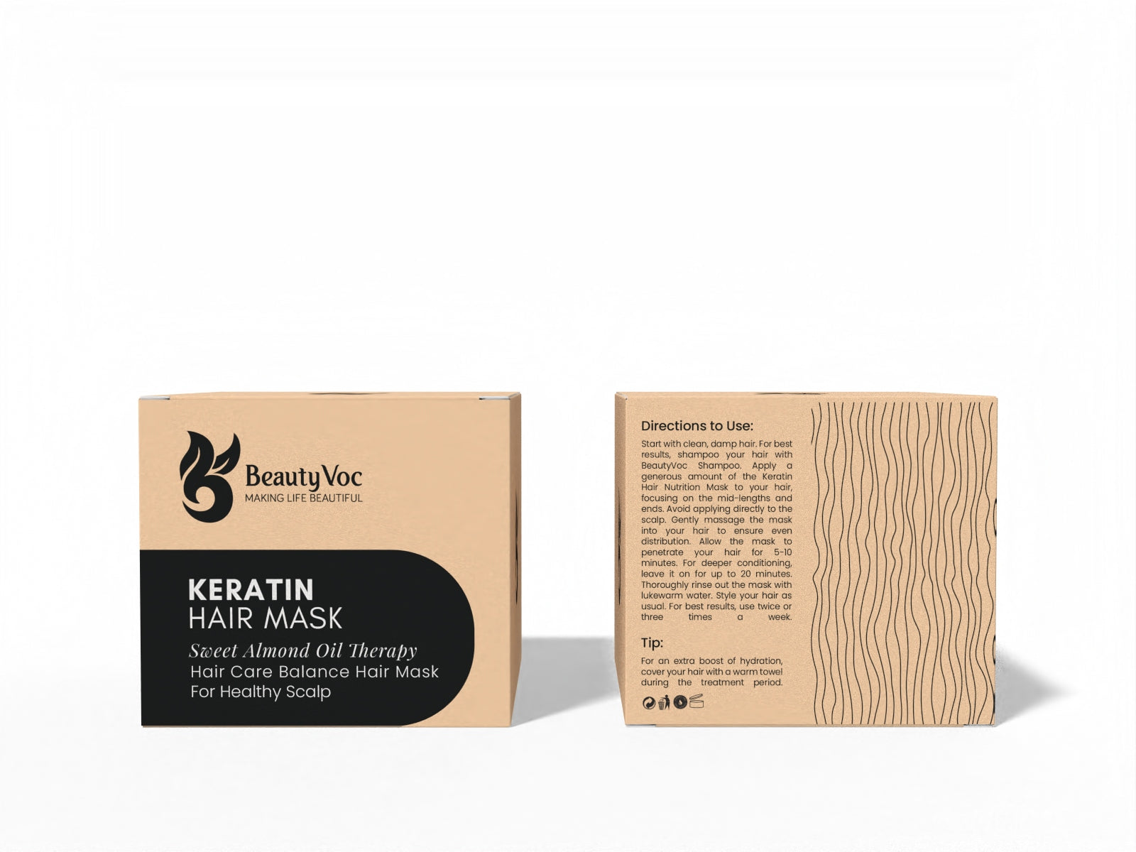 Keratin Hair Mask 400g - Frizz Control Hair Mask | Strengthen damaged hair