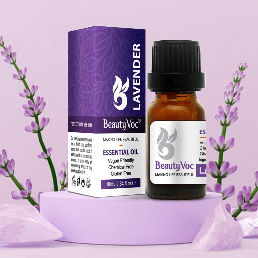 Pure Lavender Oil 10 ml | For Skin, Hair & Aromatherapy
