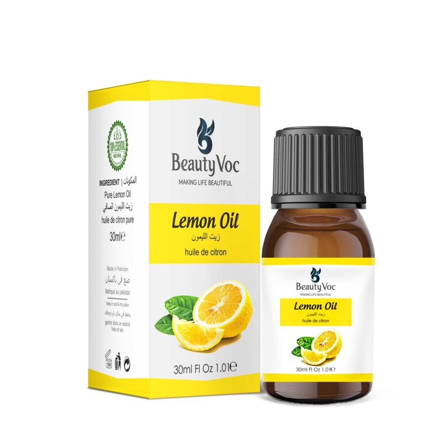 Pure Lemon Oil 30 ml | For Bright Skin | Acne Fighting | Fade Dark spots