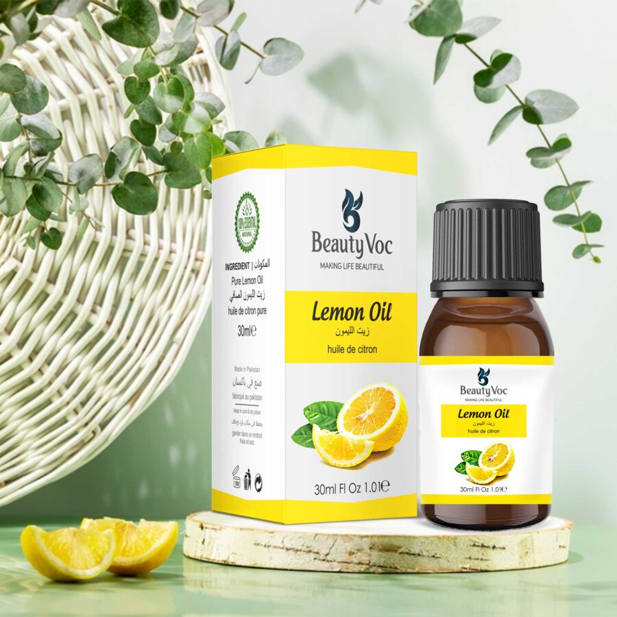 Pure Lemon Oil 30 ml | For Bright Skin | Acne Fighting | Fade Dark spots
