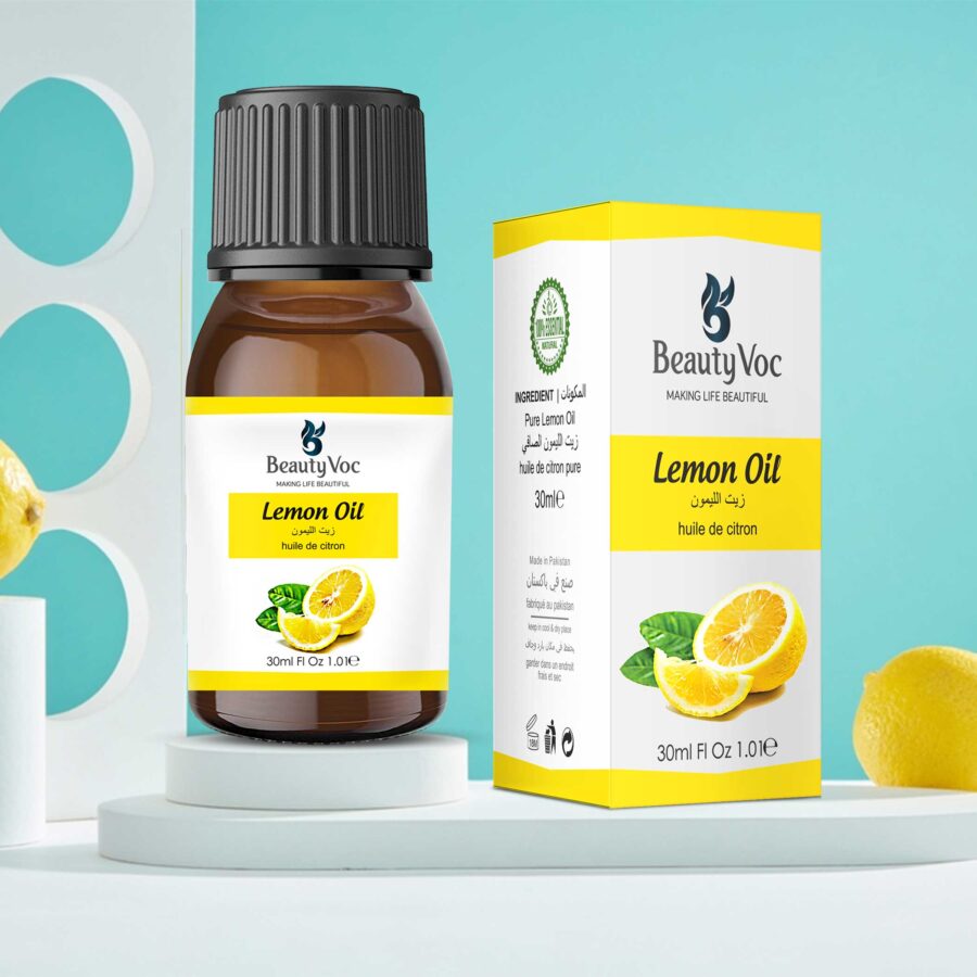 Pure Lemon Oil 30 ml | For Bright Skin | Acne Fighting | Fade Dark spots