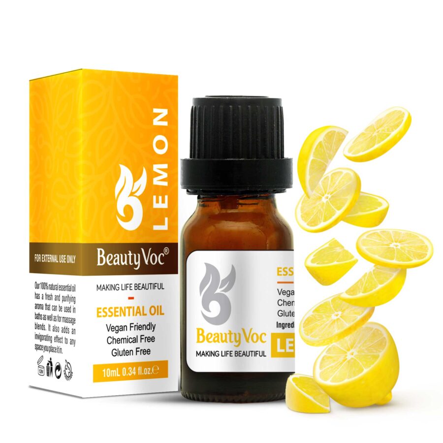 Pure Lemon Oil 10 ml | For Bright Skin | Acne Fighting | Fade Dark spots