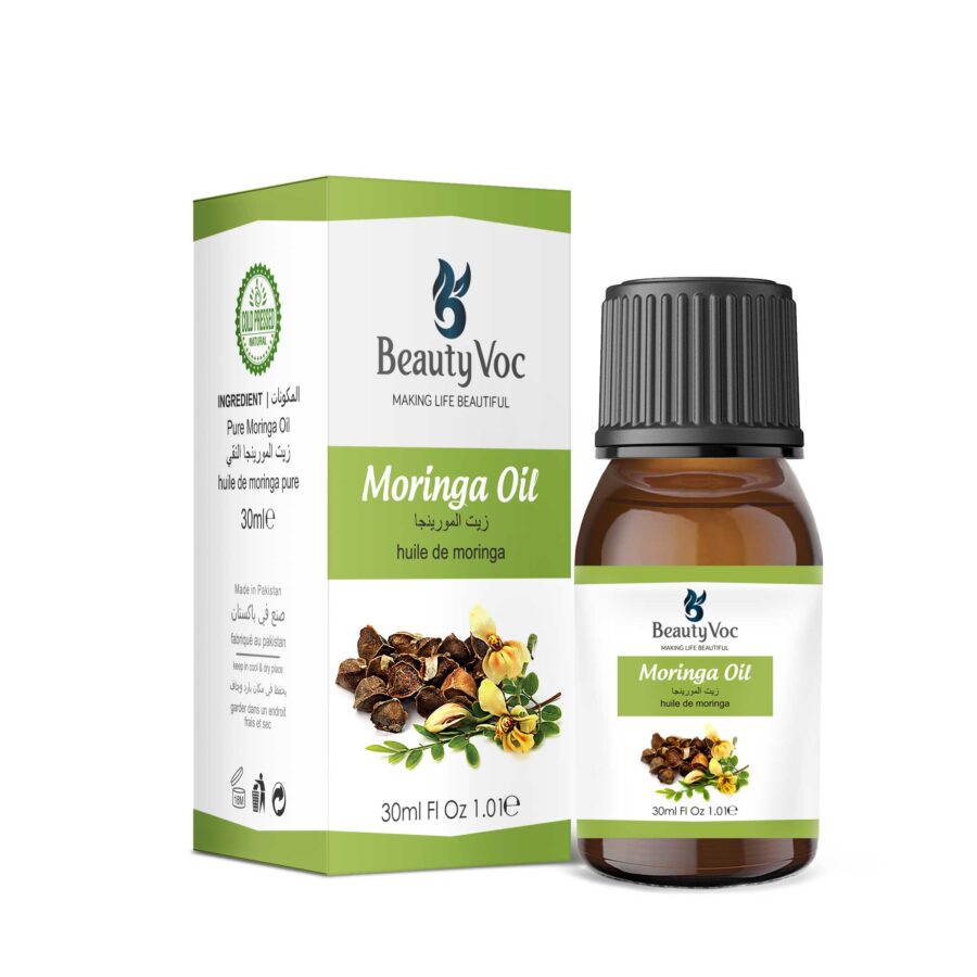 Pure Moringa Oil 30 ml | For Glowing Skin |Stronger Hair | Youthful Radiance
