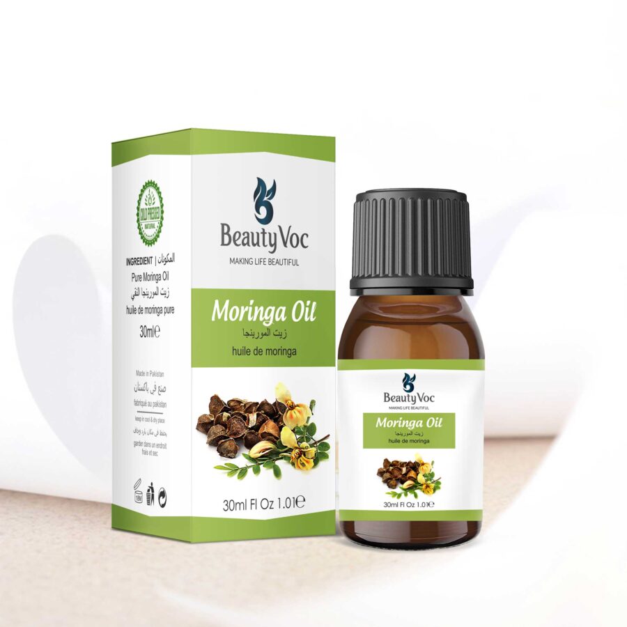 Pure Moringa Oil 30 ml | For Glowing Skin |Stronger Hair | Youthful Radiance