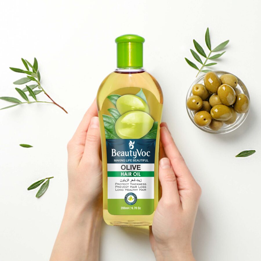 Olive Hair Oil 200 ml | Deep Nourishment, Hair Growth & Shine | Controls Hair Fall & Softens Dry, Frizzy Hair