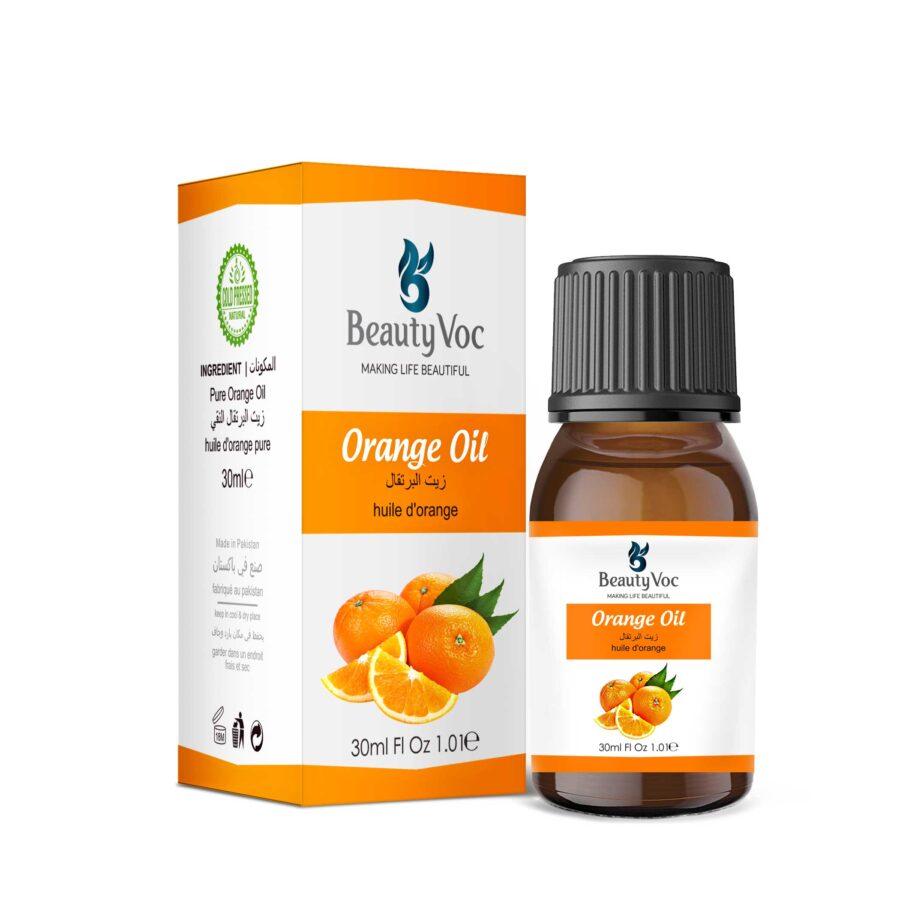 Pure Orange Oil 30 ml | For Glowing Skin | Fade Darkspots | Refreshing Aromatherapy