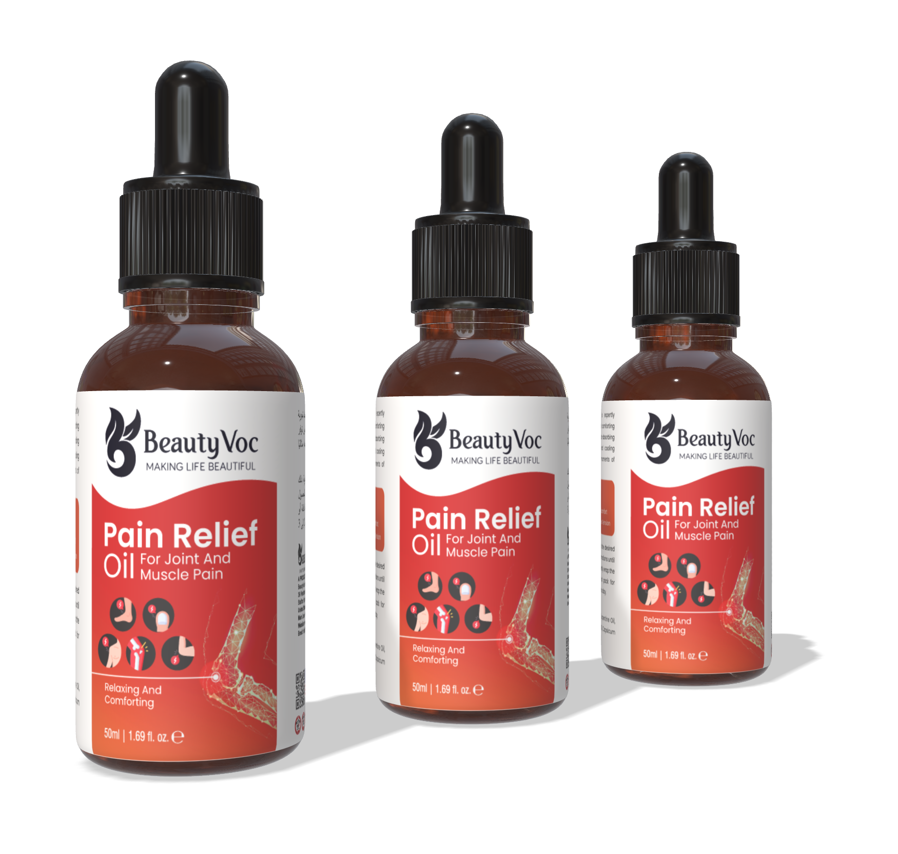 Pain Relief Oil 50 ml – Instant Joint & Muscle Pain Relief | Instant Cramps relief