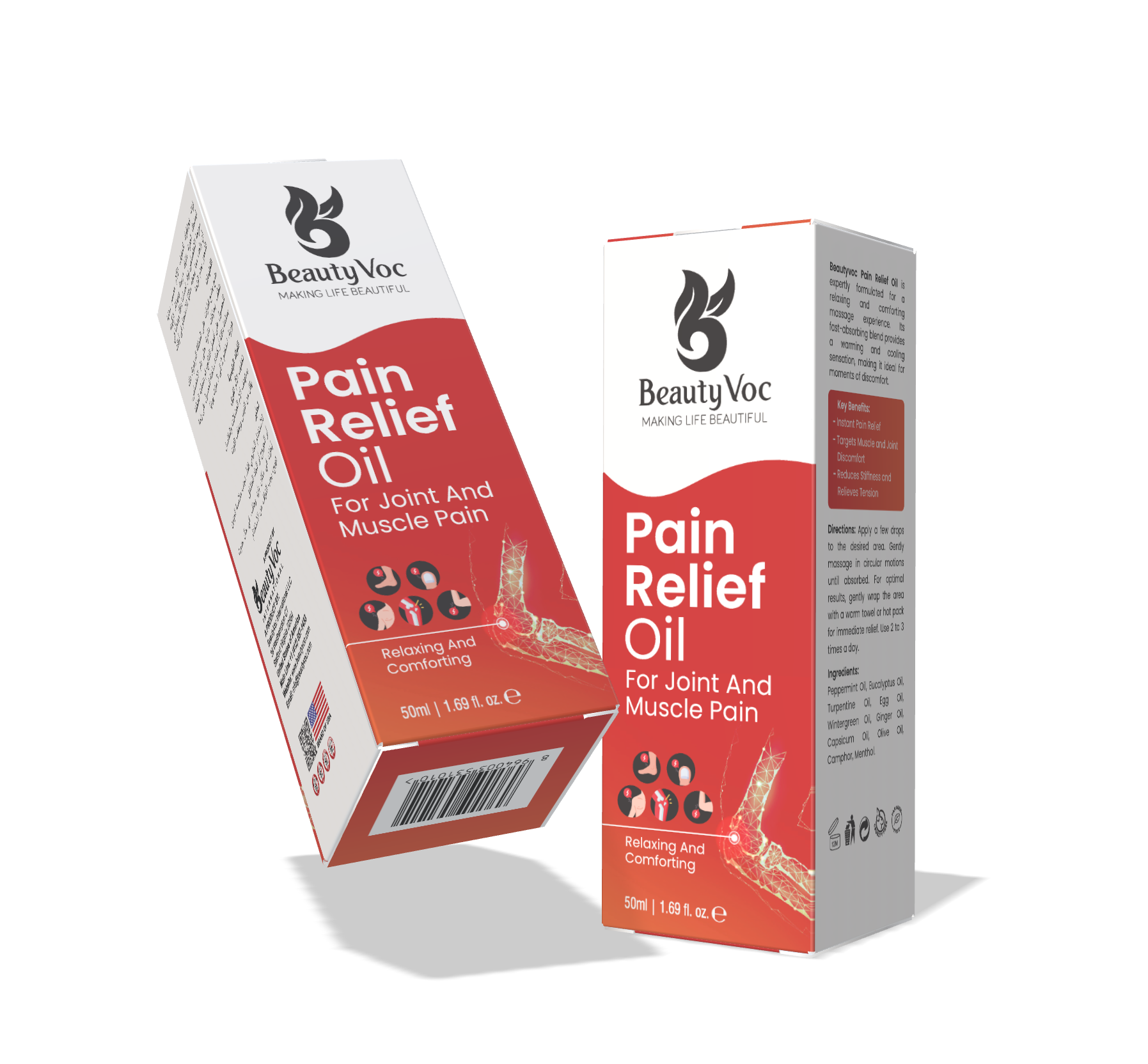 Pain Relief Oil 50 ml – Instant Joint & Muscle Pain Relief | Instant Cramps relief