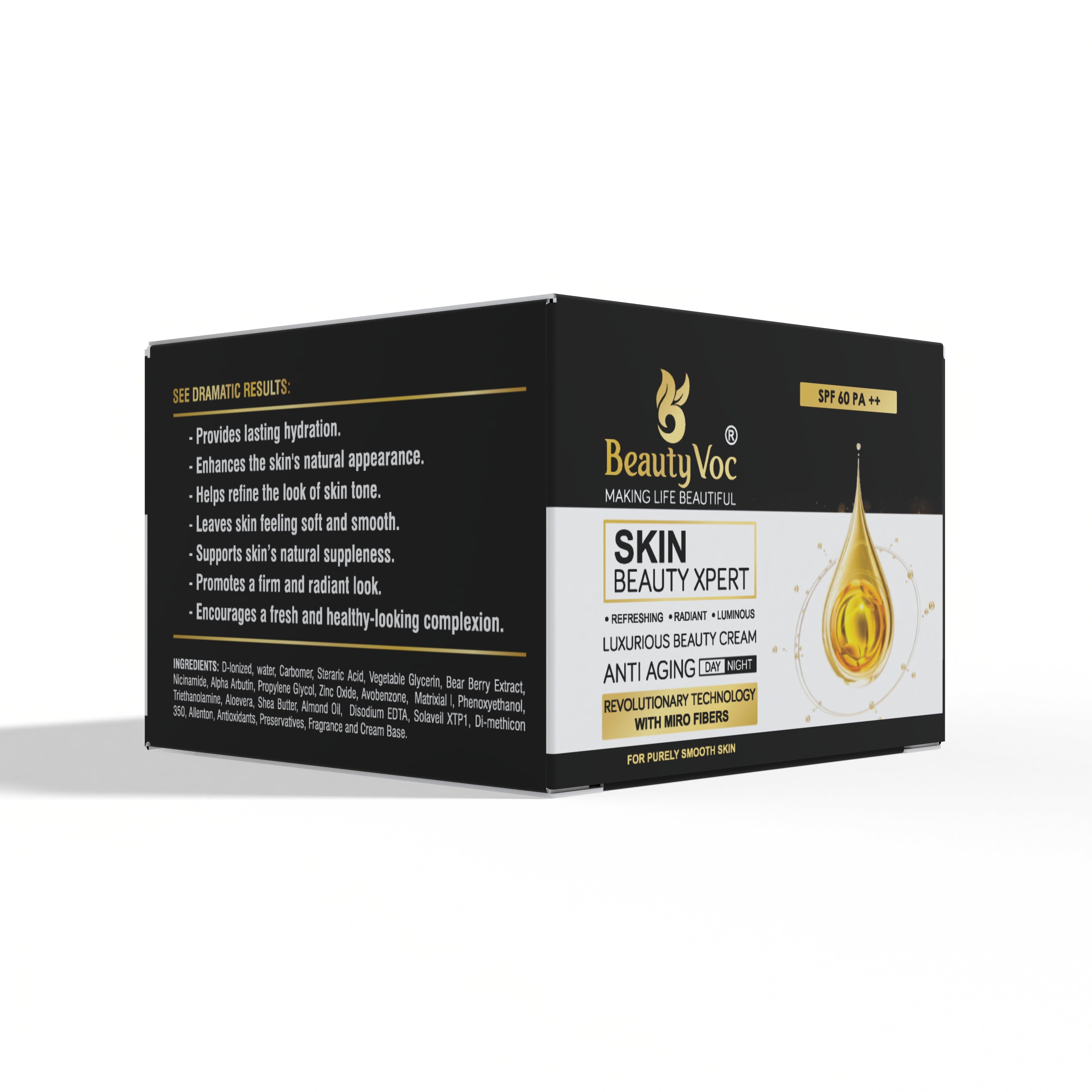 Anti Acne Cream + Anti aging Cream Day and Night 60g | Prevent acne | Anti Wrinkle | Anti Freckles | Anti Dullness