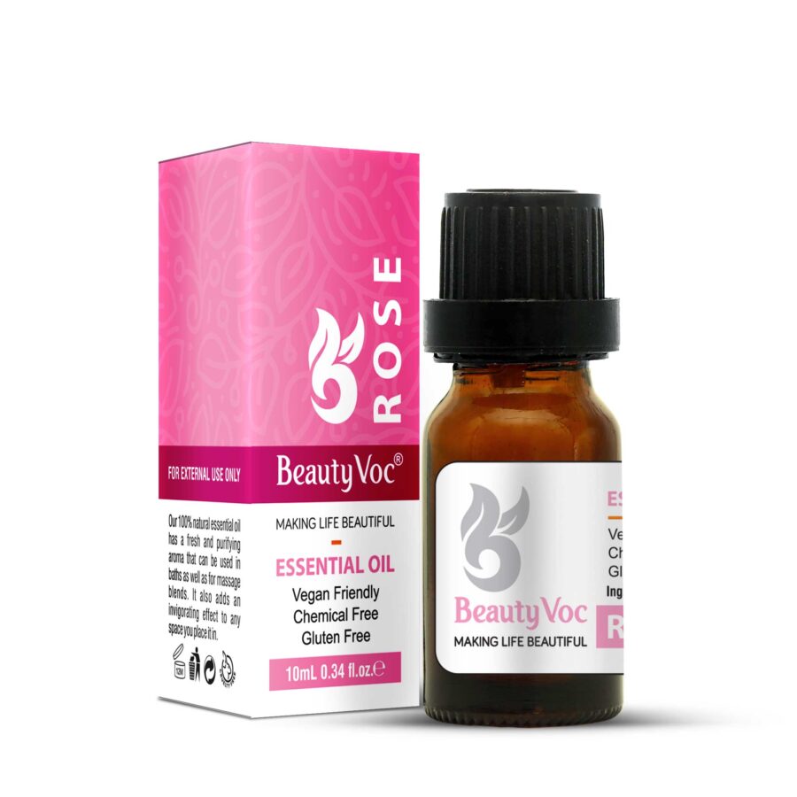 Rose Oil 10 ml - Undiluted | For Skin, Hair & Aromatherapy
