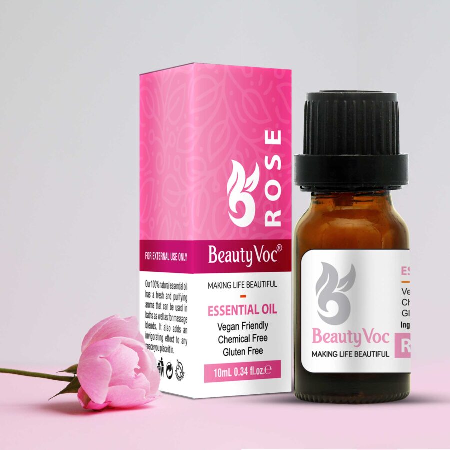Rose Oil 10 ml - Undiluted | For Skin, Hair & Aromatherapy