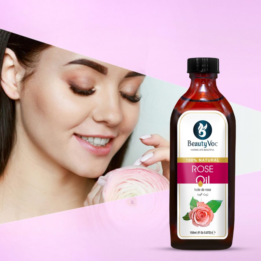 Rose Oil 150 ml - Undiluted | For Skin, Hair & Aromatherapy