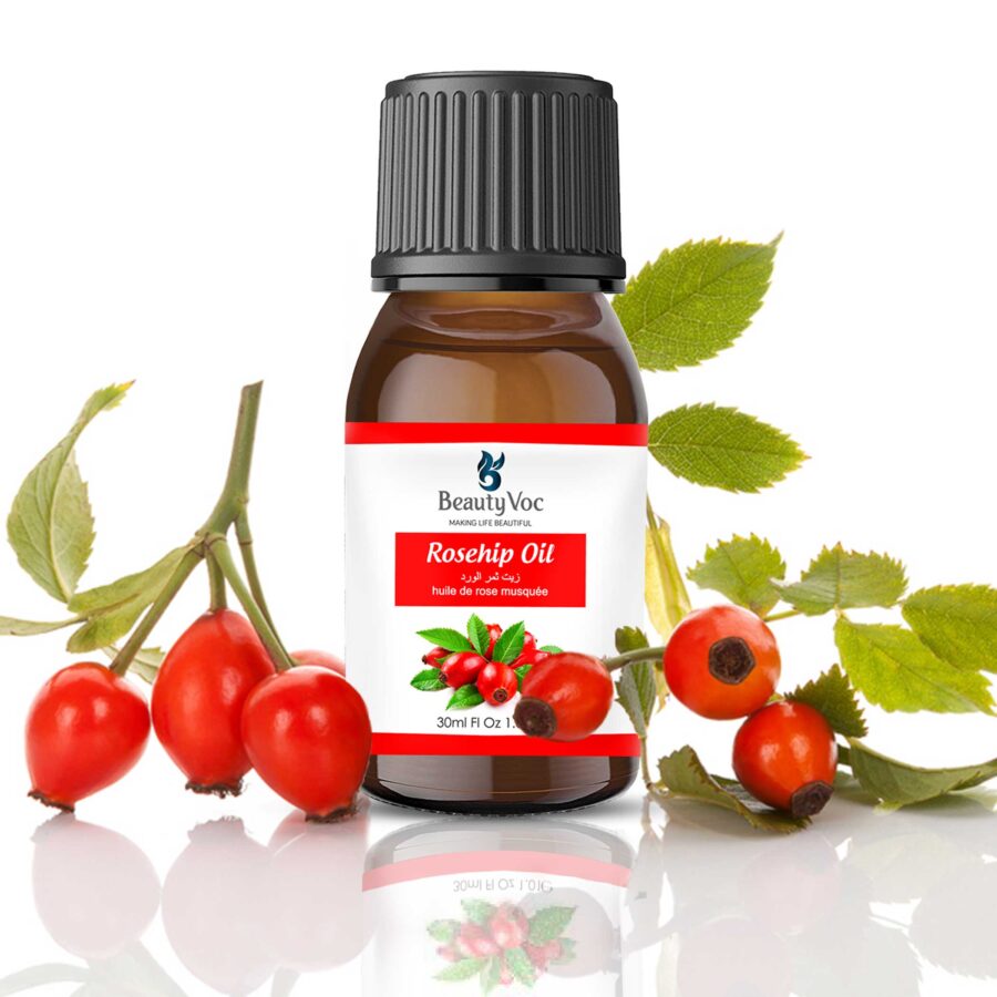 Pure Rosehip Oil 30 ml - Undiluted 100% | For Skin & Hair | Skin Glow, Reduce Scars & Fine Lines, Repairs Damaged Hair Anti-Aging Benefits