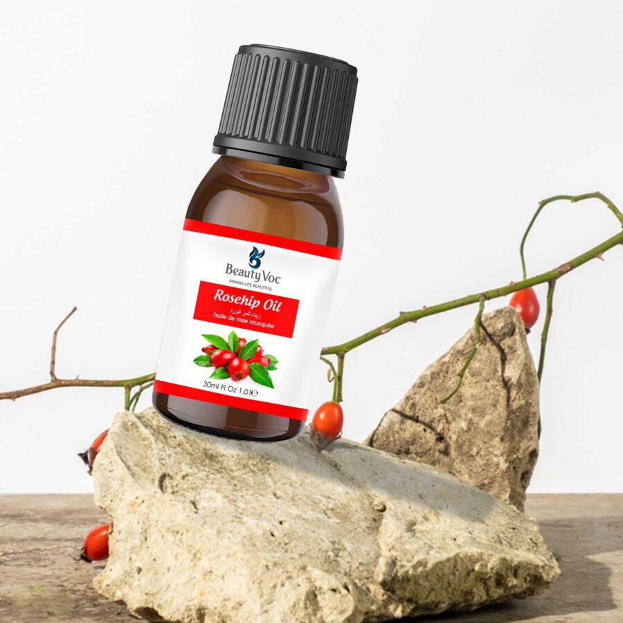 Pure Rosehip Oil 30 ml - Undiluted 100% | For Skin & Hair | Skin Glow, Reduce Scars & Fine Lines, Repairs Damaged Hair Anti-Aging Benefits