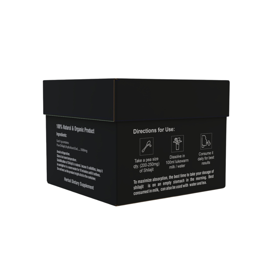 Beautyvoc Shilajit 30g – Pure Himalayan Resin with 73% Fulvic Acid | Boost Energy | Stamina & Wellness