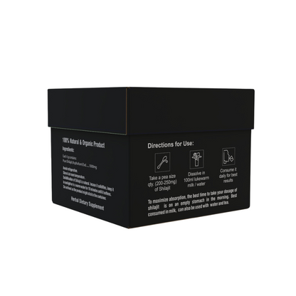 Beautyvoc Shilajit 30g – Pure Himalayan Resin with 73% Fulvic Acid | Boost Energy | Stamina & Wellness