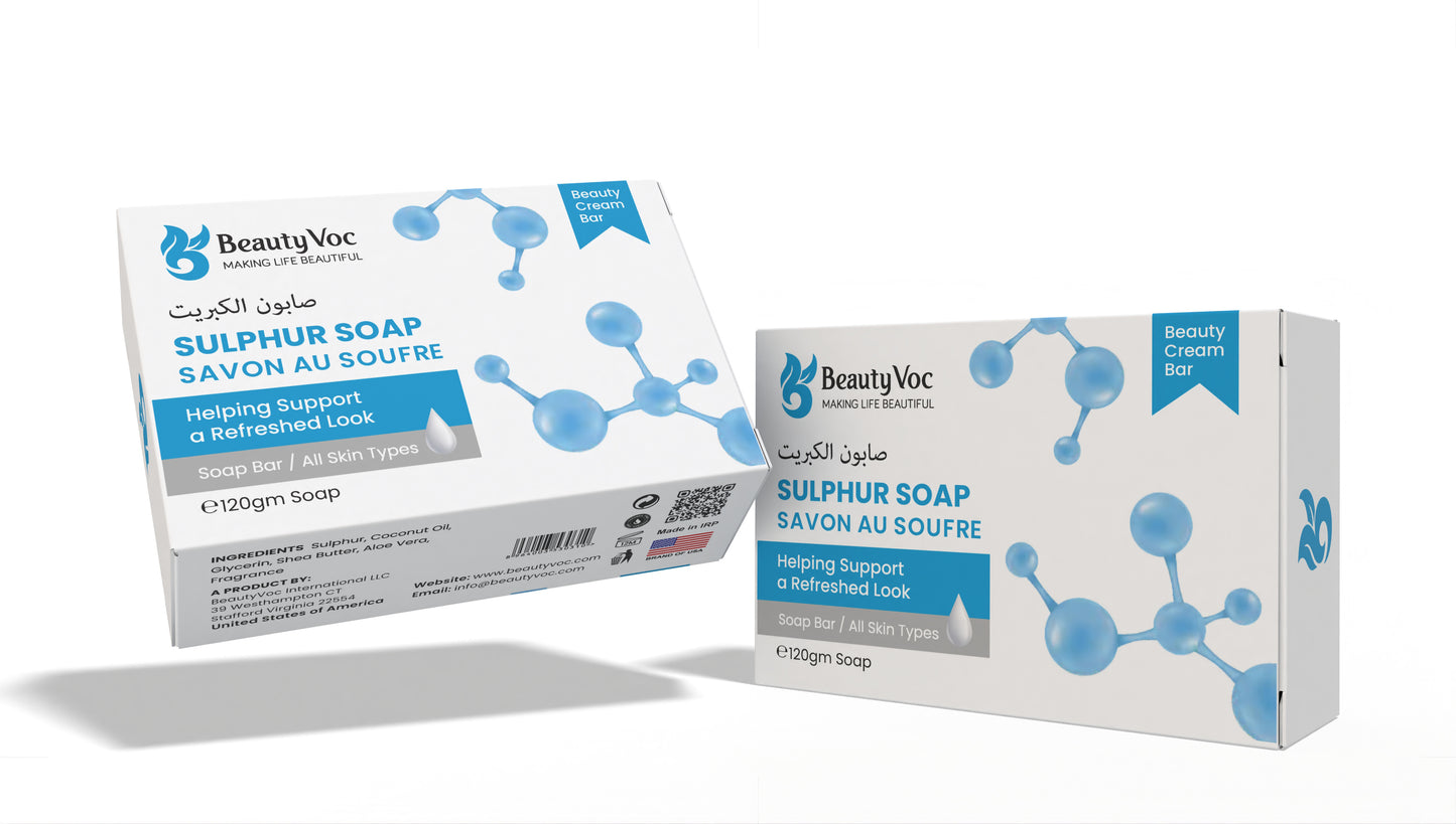 Sulphur Soap 120 - Anti Bacterial Soap | Oil Control | Prevent Acne