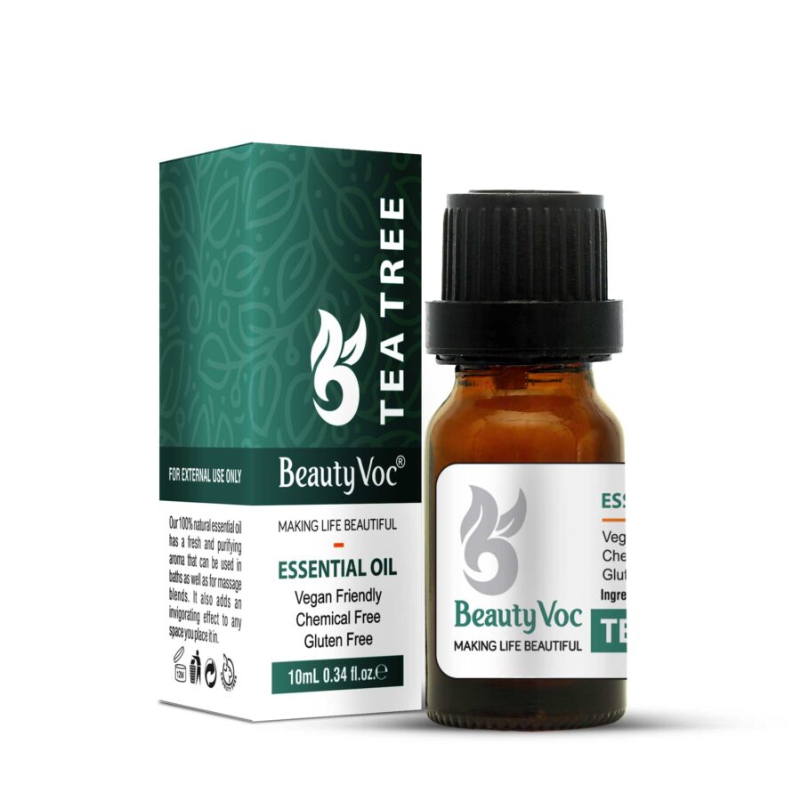 Pure Tea Tree Oil 10 ml | Undiluted Essential Oil for Hair, Skin & Aromatherapy
