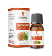 BeautyVoc Watercress Oil 30ml | 100% Pure Cold Pressed | Hair Growth, Scalp Nourishment, Anti Aging & Skin Hydration Oil