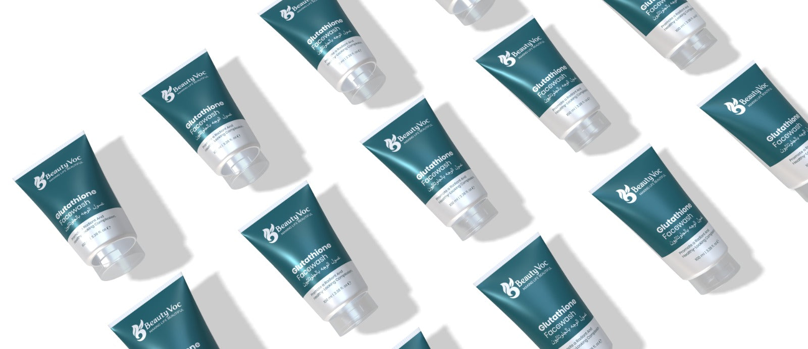 Glutathione Facewash 100 ml - Brightening Facial Cleanser, Skin whitening, Youthful Skin