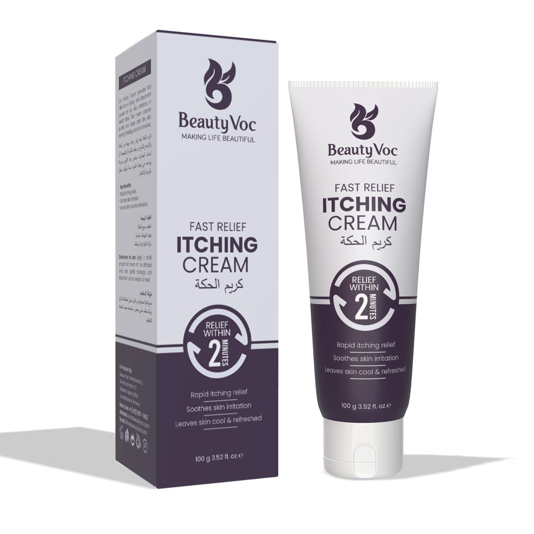 Itching Cream 100 g - Fast Itch Relief | Anti-Itch Cream for Eczema, Psoriasis, Rashes & Insect Bites