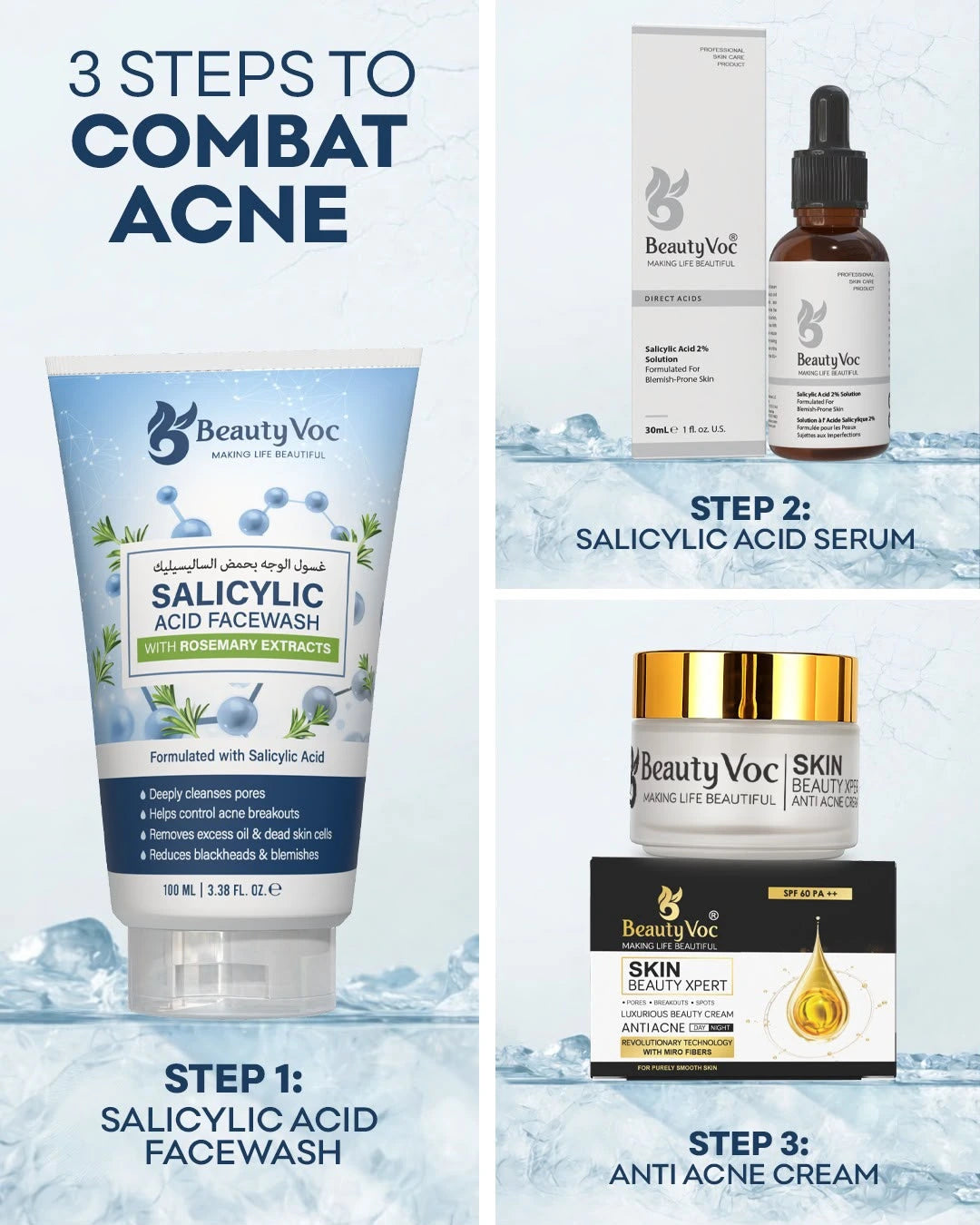 Salicylic Acid Acne Bundle