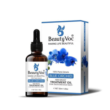 Blue Orchid Treatment Oil 50 ml Pure 100% | Non-Greasy | Cold-Pressed Oil for Dehydrated Skin, Radiance Boost & Moisture Lock