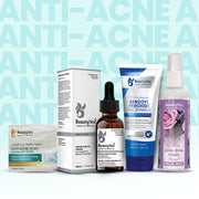 Anti Acne Bundle | Benzoyl Peroxide Facewash 100ml | Salicylic Acid Serum 2% 30ml+ AHA BHA Acne Toner 100ml + Anti Acne Soap
