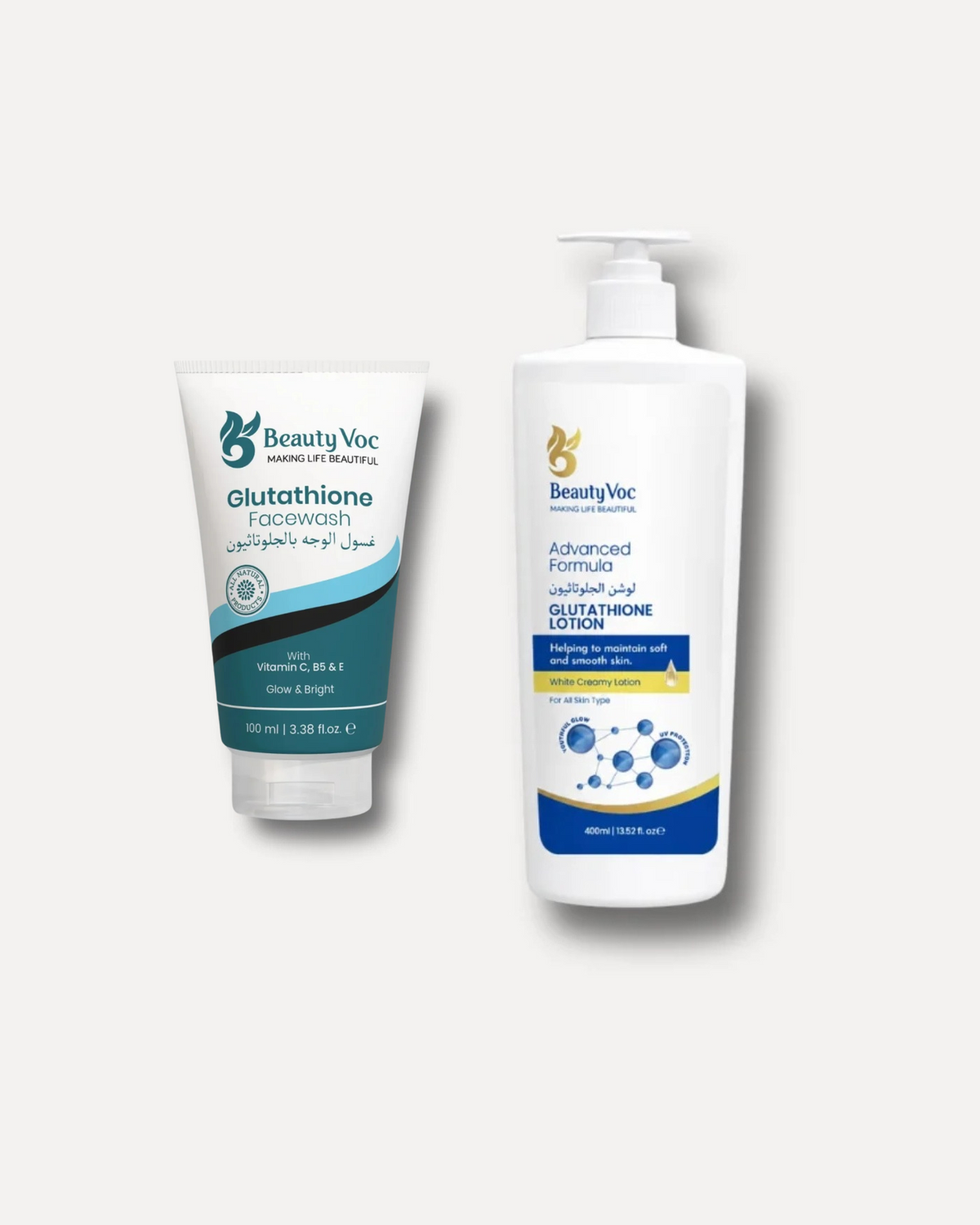 Glutathione Face & Body Duo Bundle