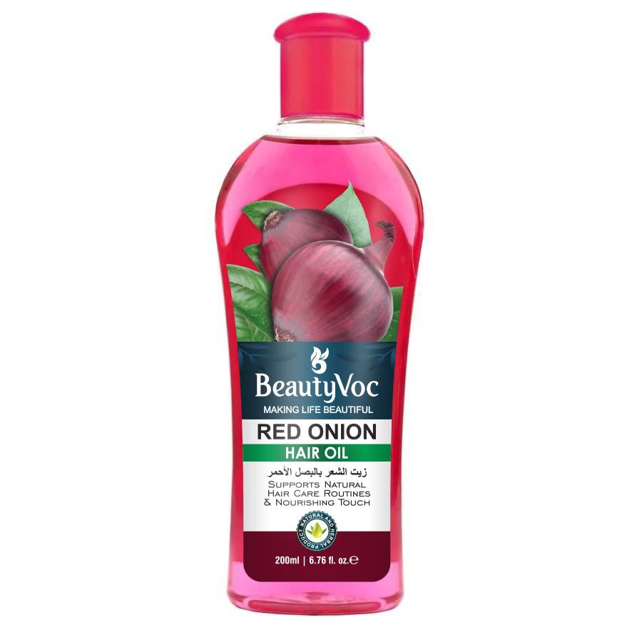 Red Onion Hair Oil 200 ml | For Hair Growth, Hair Fall Control & Stronger Roots | Natural Scalp Nourishment